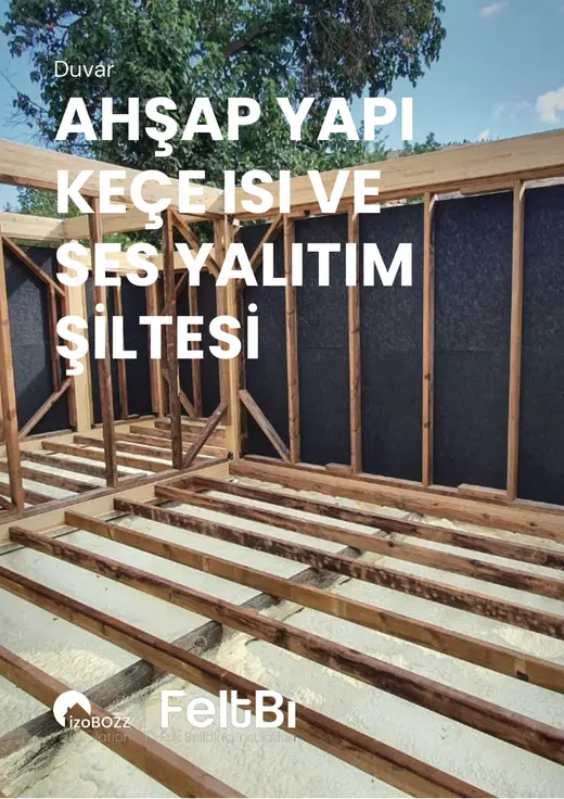 Ahşap Yapı Keçe Isı ve Ses Yalıtım Şiltesi — katalog kapağı