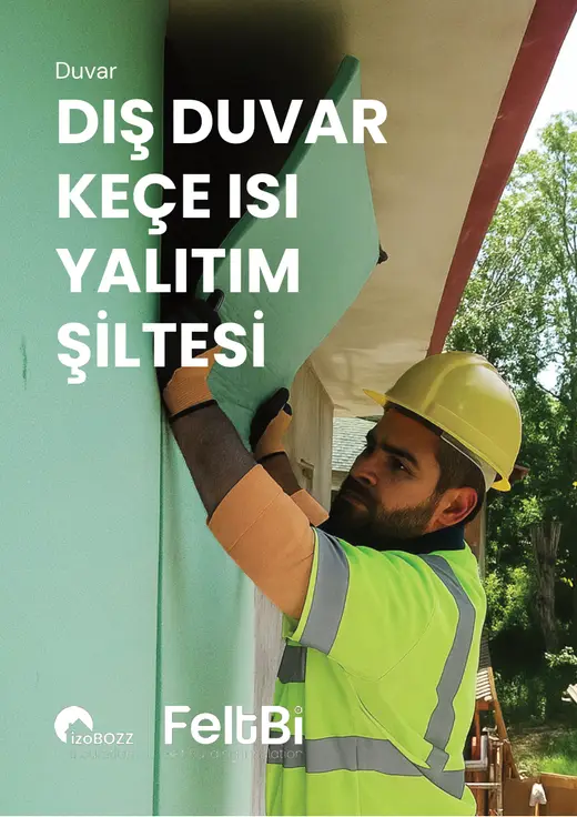 Dış Duvar Keçe Isı Yalıtım Şiltesi — katalog kapağı