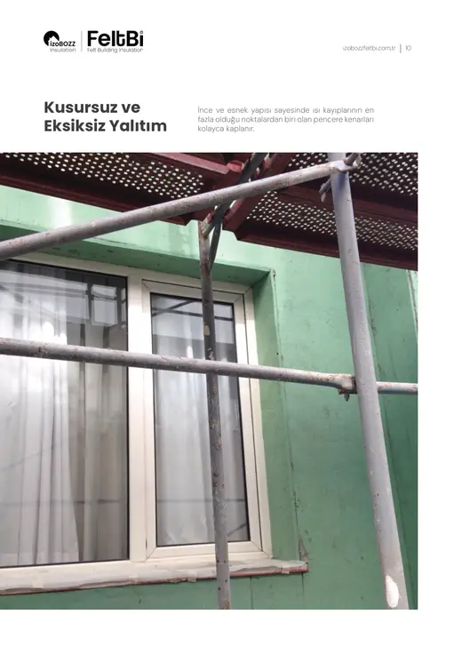 Kusursuz ve Eksiksiz Yalıtım — Dış Duvar Keçe Isı Yalıtım Şiltesi