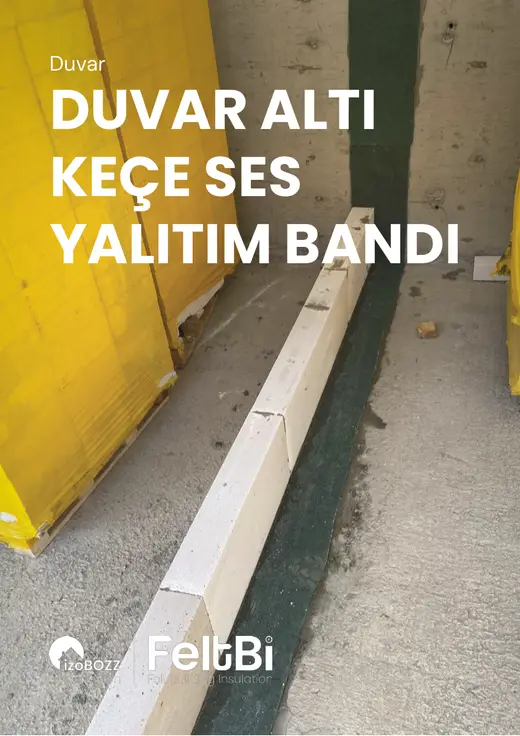 Duvar Altı Keçe Ses Yalıtım Bandı — katalog kapağı