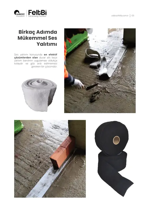 Birkaç Adımda Mükemmel Ses Yalıtımı — Duvar Altı Keçe Ses Yalıtım Bandı