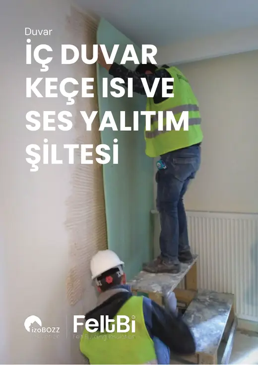 İç Duvar Keçe Isı ve Ses Yalıtım Şiltesi — katalog kapağı