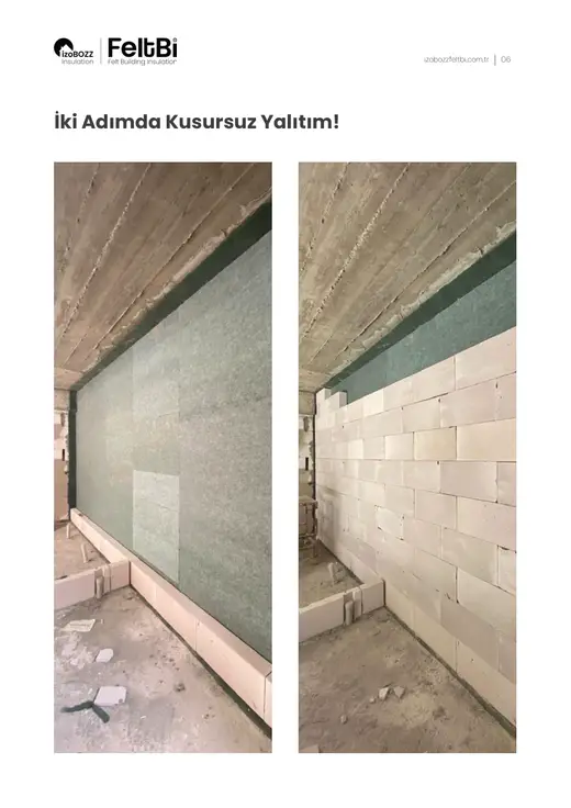 İki Adımda Kusursuz Yalıtım! — İki Duvar Arası Keçe Ses Yalıtım Şiltesi
