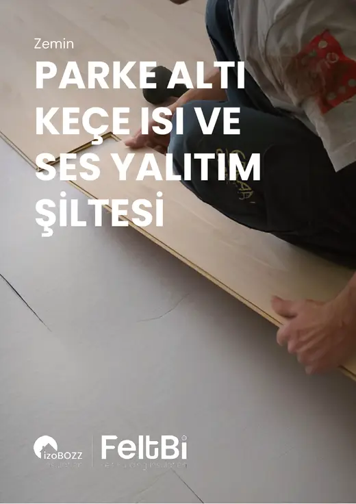 Parke Altı Keçe Isı ve Ses Yalıtım Şiltesi — katalog kapağı
