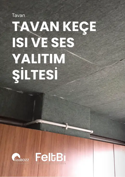 Tavan Keçe Isı ve Ses Yalıtım Şiltesi — katalog kapağı