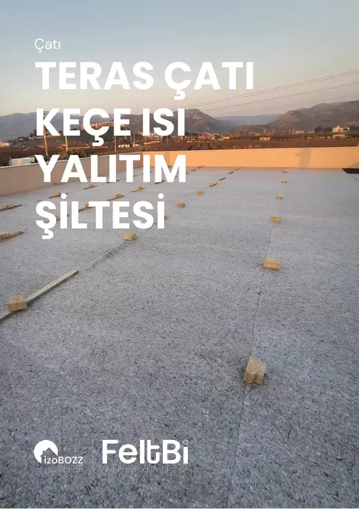 Teras Çatı Keçe Isı Yalıtım Şiltesi — katalog kapağı