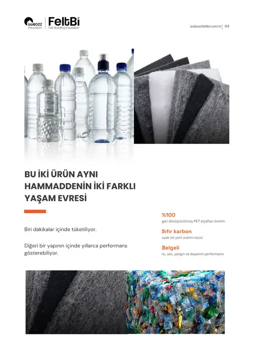 BU İKİ ÜRÜN AYNI HAMMADDENİN İKİ FARKLI YAŞAM EVRESİ — Genel Bilgiler ve Teknik Detaylar