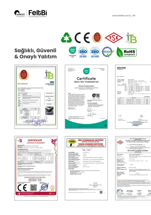 Sağlıklı, Güvenli & Onaylı Yalıtım — Genel Bilgiler ve Teknik Detaylar