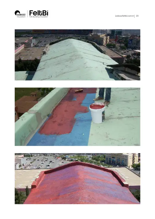 Beton Çatı Keçe Isı Yalıtım Şiltesi — uygulama görselleri (sayfa 23)