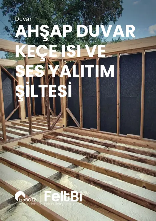 Ahşap Duvar Keçe Isı ve Ses Yalıtım Şiltesi — bölüm kapağı