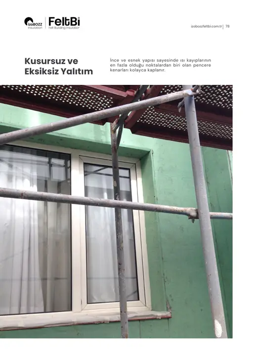 Kusursuz ve Eksiksiz Yalıtım — Dış Duvar Keçe Isı Yalıtım Şiltesi