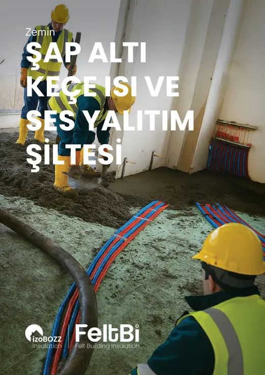 Şap Altı Keçe Isı ve Ses Yalıtım Şiltesi — bölüm kapağı