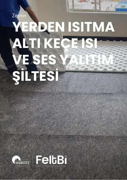 Yerden Isıtma Altı Keçe Isı ve Ses Yalıtım Şiltesi — katalog kapağı