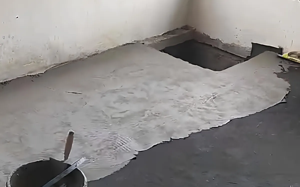 Fayans Altı Isı Yalıtımı — uygulama ve kesit görseli