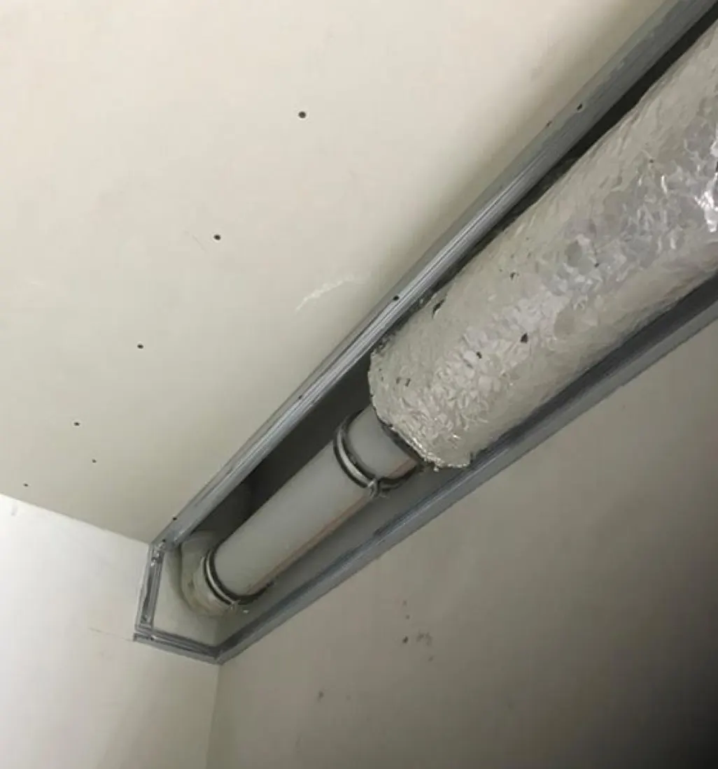 Boru ve Doğalgaz Borusu Ses Yalıtımı — uygulama ve kesit görseli 3
