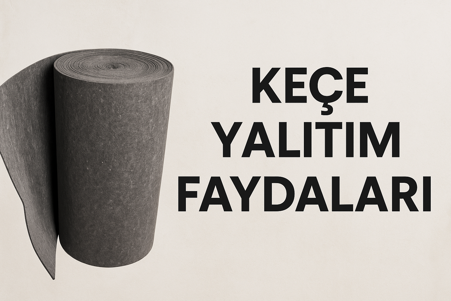 keçe yalıtım faydaları